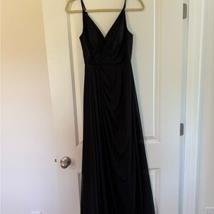 Azazie Black Maxi Dress